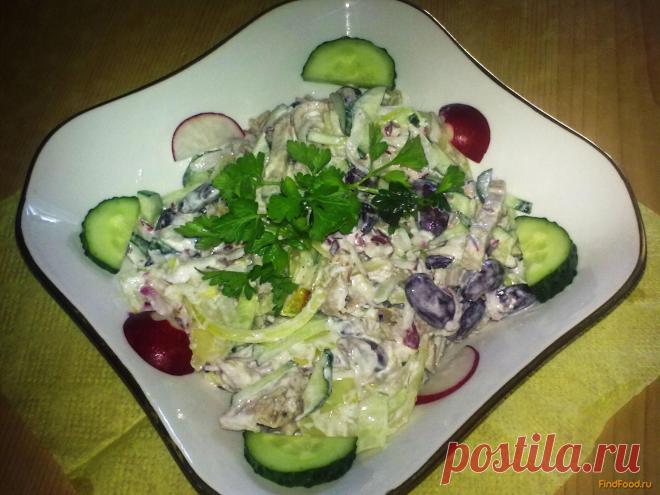 Как приготовить салат с мясом и редисом - Рецепт