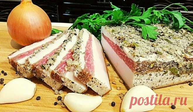 Научили солить нежное сало в рассоле – мягче только масло!