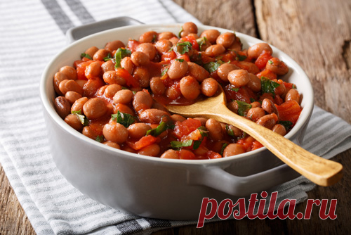 Фасоль в томатном соусе