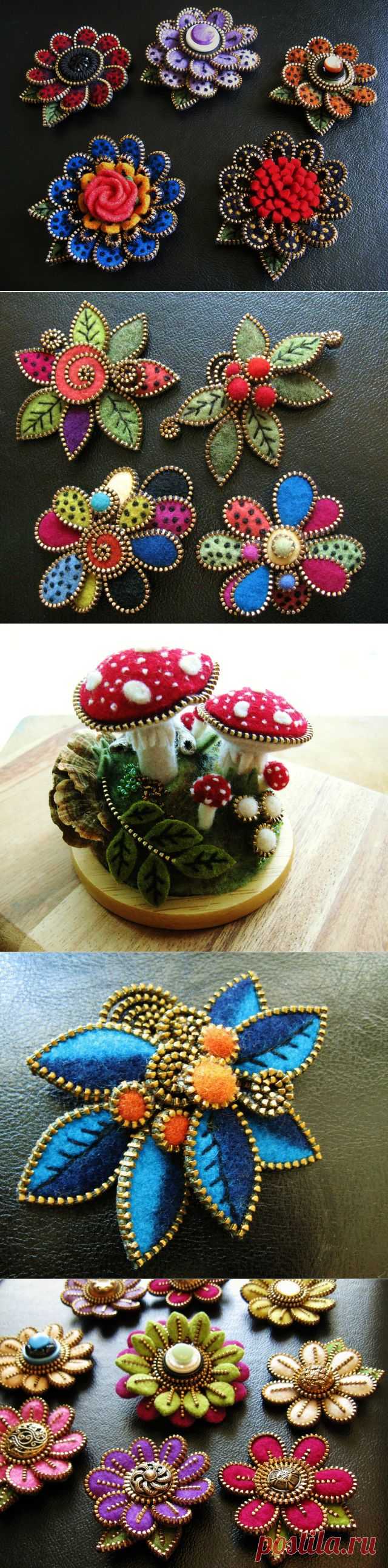 Что можно сделать из старых "молний"?