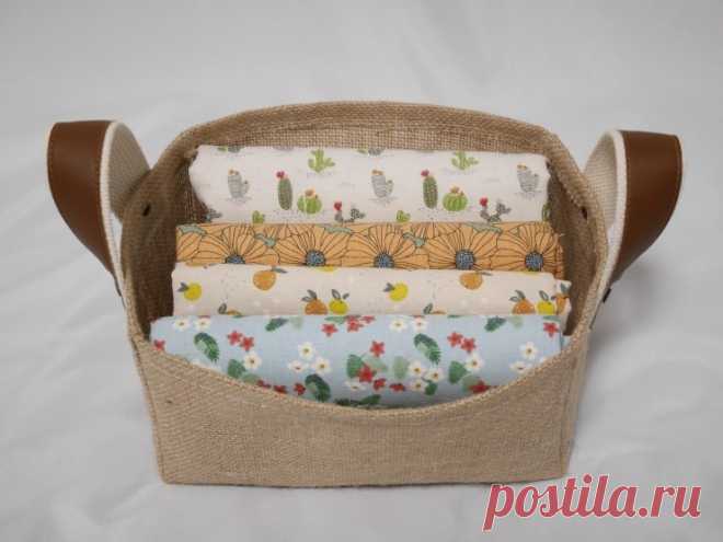 Storage Fabric Box Tutorial ~ DIY Tutorial Ideas!
