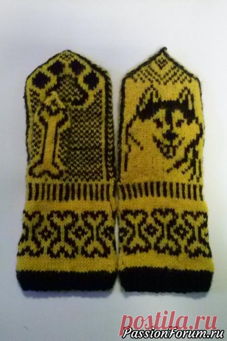 Новогодние варежки - запись пользователя busiki-bantiki (Наталья) в сообществе Вязание спицами в категории Вязание спицами аксессуаров