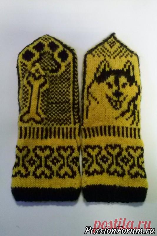 Новогодние варежки - запись пользователя busiki-bantiki (Наталья) в сообществе Вязание спицами в категории Вязание спицами аксессуаров