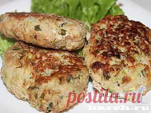 Куриные котлеты с кабачками | Харч.ру - рецепты для любителей вкусно поесть