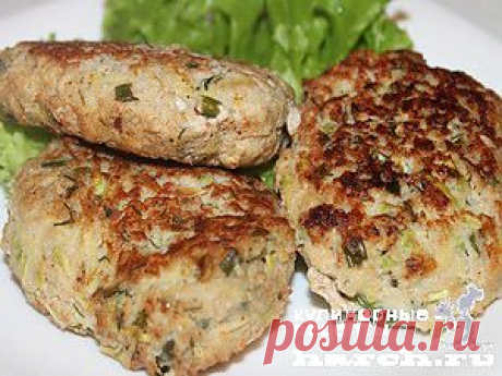 Куриные котлеты с кабачками | Харч.ру - рецепты для любителей вкусно поесть
