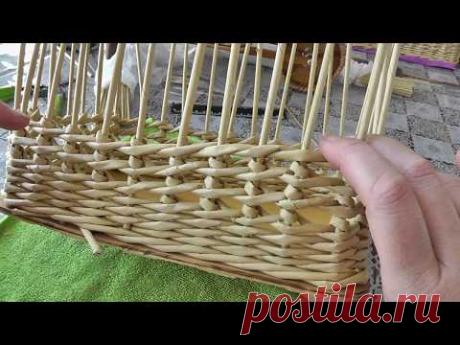 Веревочка с накидом. Плетение из газетных трубочек