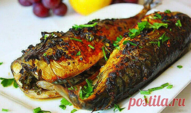 Запеченная скумбрия вкуснее, чем в мишленовских ресторанах Чаще всего скумбрию… | Отчаянная Домохозяйка | Дзен