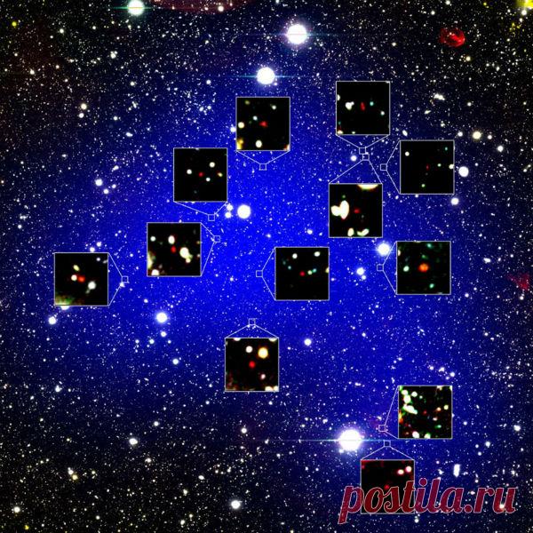 Обнаружены скопления галактик ранней Вселенной | АСТРОновости