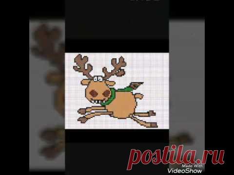 Рисунки по клеточкам схемы