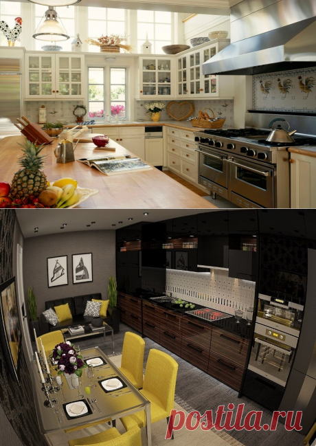 Дизайн кухни 15 кв м: интерьер и планировка кухни гостиной