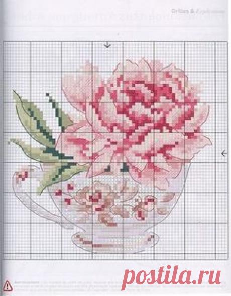 Схема для вышивки крестиком бисером