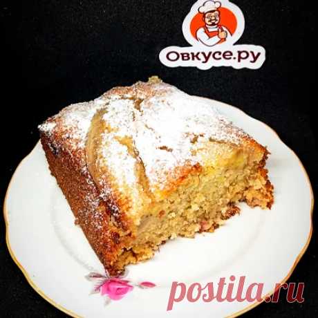 Банановый манник на ряженке. Без муки и яиц рецепт с фото пошаговый от Ульяна Рогулёва - Овкусе.ру