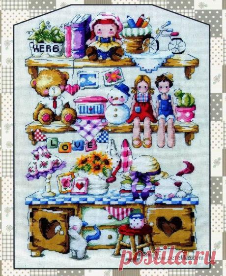 Схема для вышивки "Country house" (SODA)