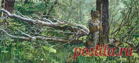 Джеймс К. Кристенсен - Хранитель в лесу - ОГРАНИЧЕННАЯ ПЕЧАТЬ ИЗДАНИЯ