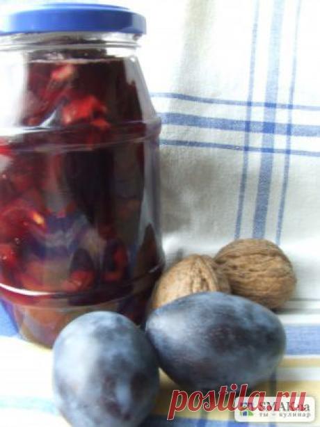 Рецепт блоггера: Сливовое варенье с орехами и бальзамом