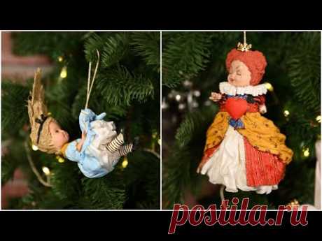 Ватные игрушки из дешевых китайских кукол/ Алиса в стране чудес - часть 1: Алиса и Королева