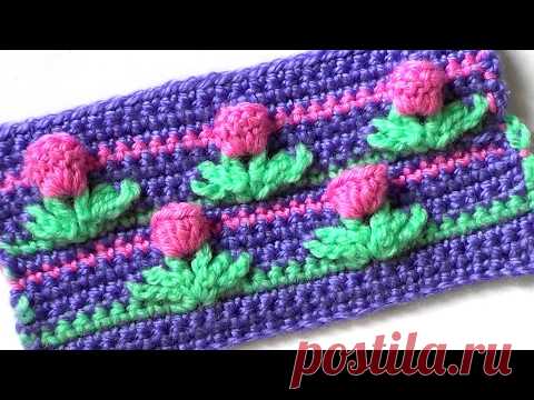 Узор Весенние цветы