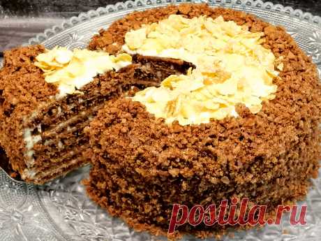 Вкусный ТОРТ на СКОВОРОДЕ Без Миксера и Духовки! ШОКОЛАДНЫЙ Торт на КИПЯТКЕ Лёгкий и Нежный! | Кухня ̶н̶е̶Умелой хозяйки | Яндекс Дзен