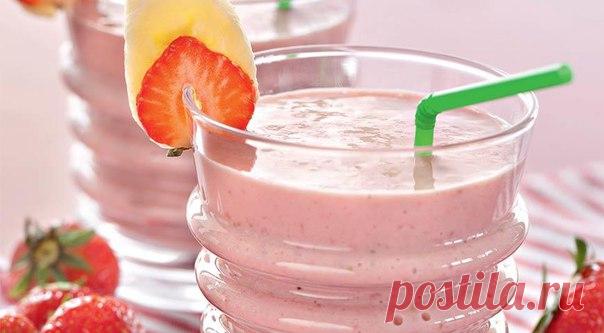 Бананово-клубничный коктейль 

Ингредиенты: 
- 100 мл сливок 20-22% 
- 1 банан 
Показать полностью…