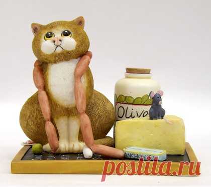Статуэтка Дели кот (Deli Cat), 9.5см Enesco A20681 – купить с доставкой на Posuda40.ru