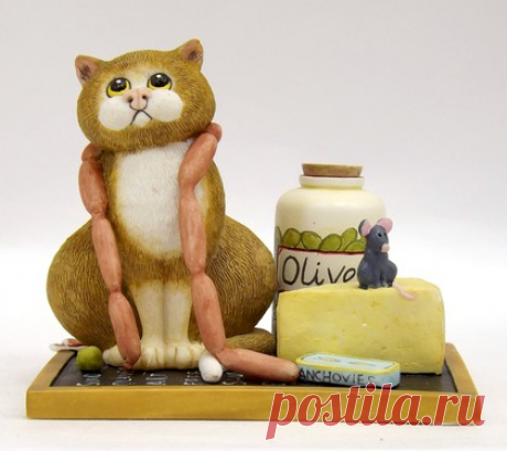Статуэтка Дели кот (Deli Cat), 9.5см Enesco A20681 – купить с доставкой на Posuda40.ru