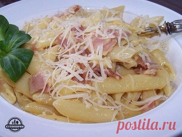 ПАСТА С СОУСОМ КАРБОНАРА