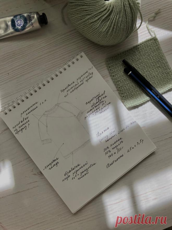 Рассчитываю реглан сверху для вязания базовой летней футболки - присоединяйтесь! | НАВЕКИ СВЯЗАНА | Дзен