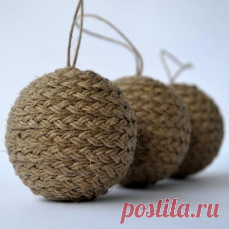 Новогодние вещицы из джута и мешковины: 35 замечательных идей - Ярмарка Мастеров - ручная работа, handmade