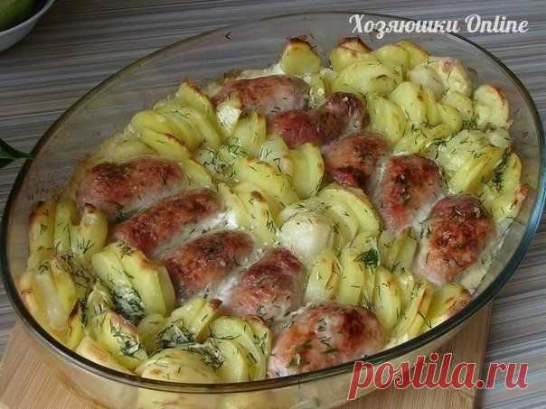 Мясные рулетики с картошкой в сливках. | Семья и дом