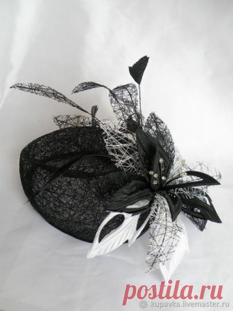 Создаем шляпку из ниток Мой мастер-класс о шляпке был сделан давно, несколько лет назад но, как говориться «новое, это хорошо забытое старое» :) И хотя шляпка здесь представлена как альтернатива фате...