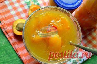 Яблочный джем с абрикосами. Рецепт с фото пошагово