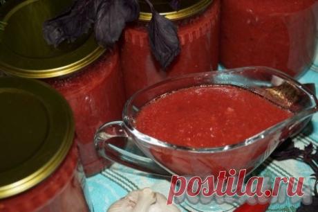 Кетчуп из слив и помидоров на зиму - рецепт с фото