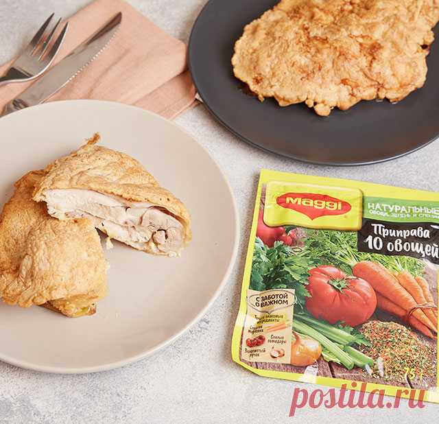 Куриные отбивные в шубке из картофеля - пошагово с фото от Maggi.ru