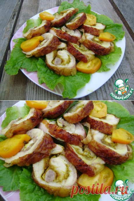 Куриные рулетики - кулинарный рецепт