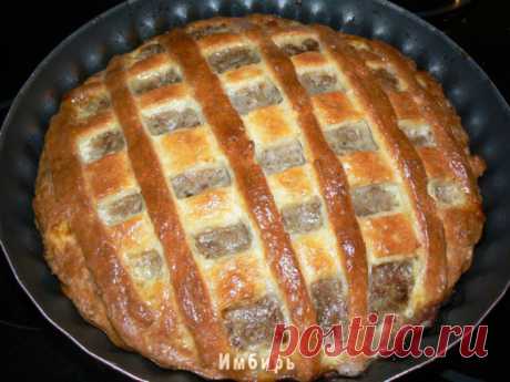 Зимний мясной пирог
