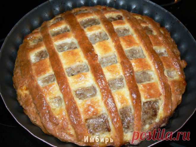 Зимний мясной пирог