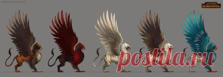 ArtStation - Total War: Warhammer Concept Art - Imperial Griffon, Sandra Duchiewicz