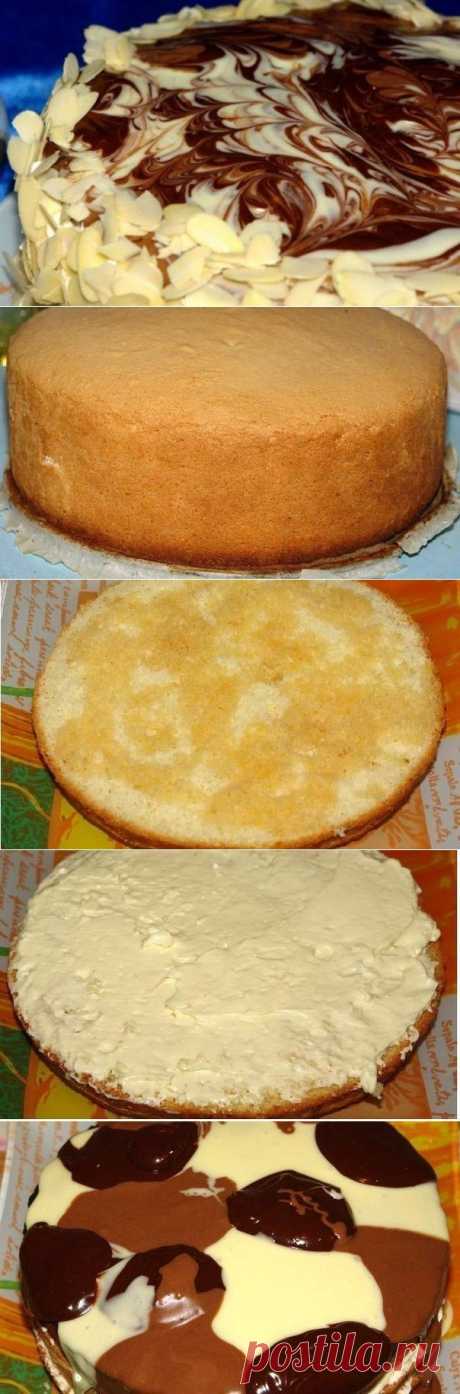Как приготовить торт мраморный - рецепт, ингридиенты и фотографии