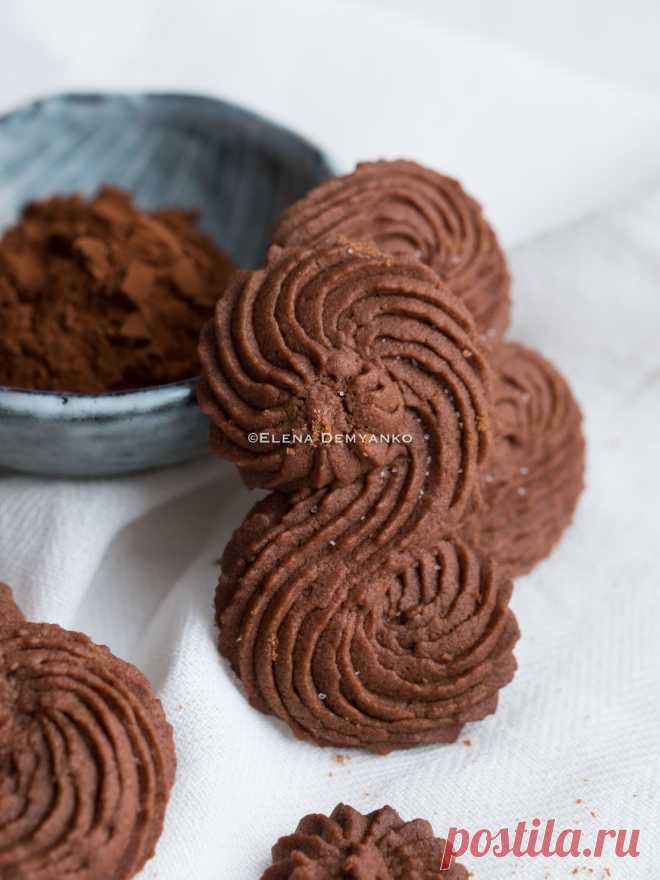 Elena Demyanko: Венское печенье с какао от Пьера Эрме / Pierre Herme's Viennese Chocolate Sables