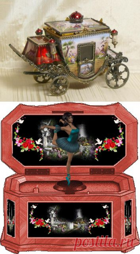 Антикварные шкатулки