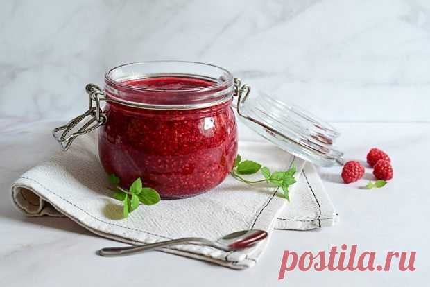 Малина с сахаром на зиму без варки — Journal women