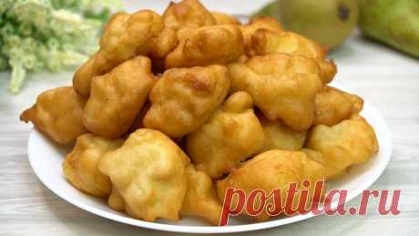 Яблоки у меня не задерживаются: готовлю из них вкуснейшие пончики (главное быстро) | Готовим с Калниной Натальей | Яндекс Дзен