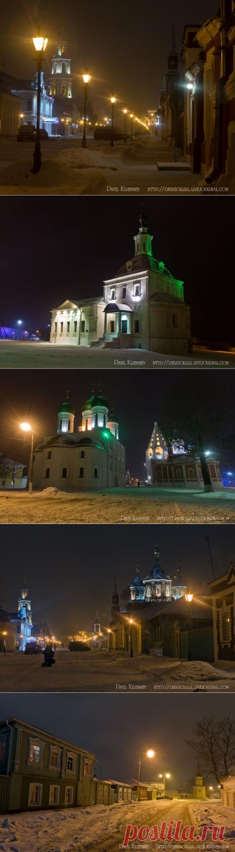 Отражение мира в моих глазах - Зимняя ночь в Коломне