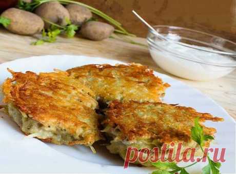 Драники из картофеля. Прекрасная выпечка для масленичной недели! | Готовим рецепты | Яндекс Дзен