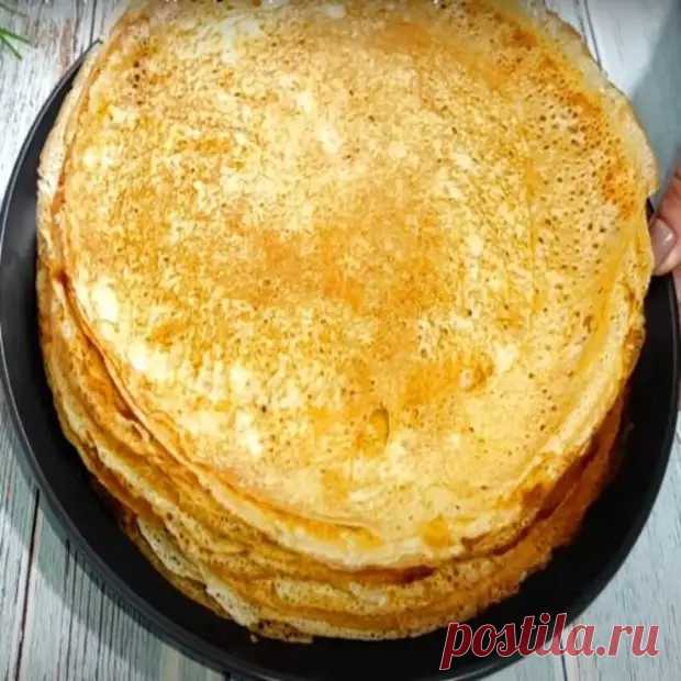 Тонкие и вкусные блинчики. Рецепт блинов на молоке проверенный годами - В кастрюльке - Медиаплатформа МирТесен