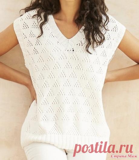 Безрукавка - туника спицами - Вязание - Страна Мам