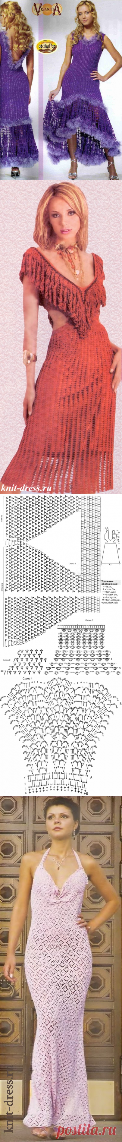 Вечерние платья (.подборка): Дневник группы «ВЯЖЕМ ПО ОПИСАНИЮ»: Группы - женская социальная сеть myJulia.ru