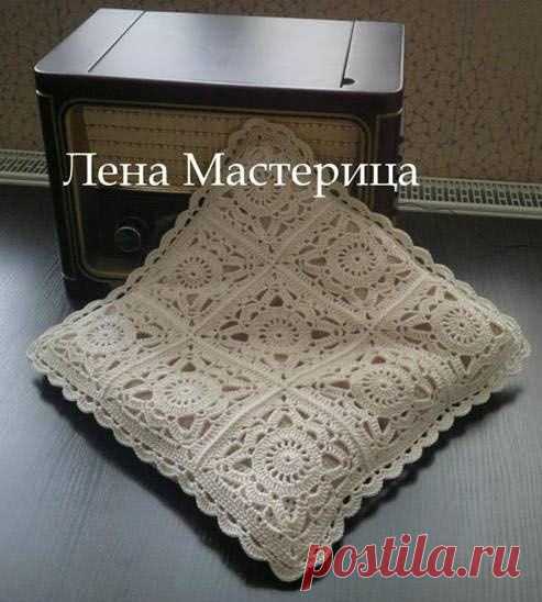 МК красивого квадратного мотива