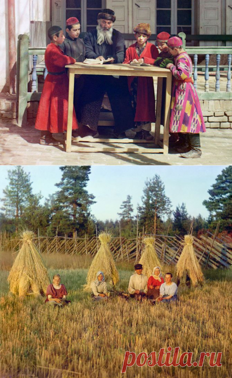 Цветные фотографии столетней давности! Фотоподборка.