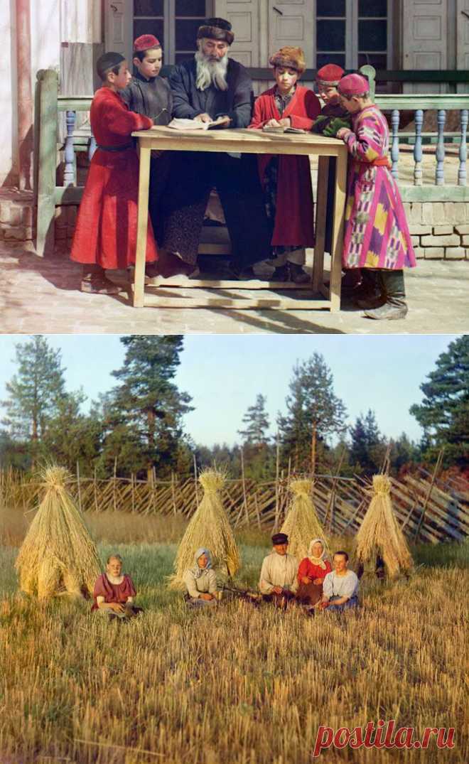 Цветные фотографии столетней давности! Фотоподборка.